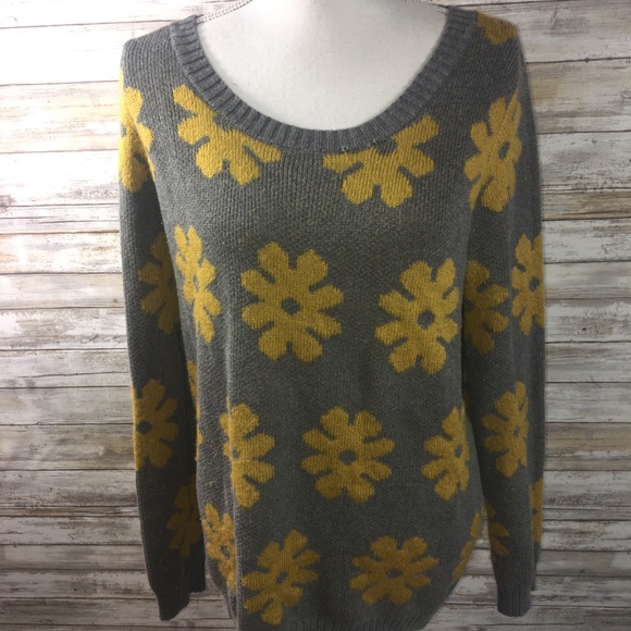 Mossimo Supply Co. Sweaters - Floral pattern sweater